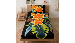 New Design Rayon Single Bedsheet